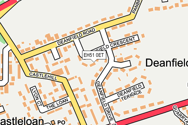 EH51 0ET map - OS OpenMap – Local (Ordnance Survey)