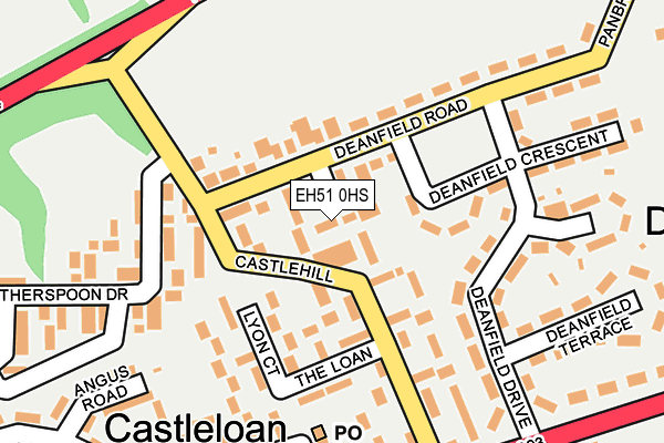 EH51 0HS map - OS OpenMap – Local (Ordnance Survey)