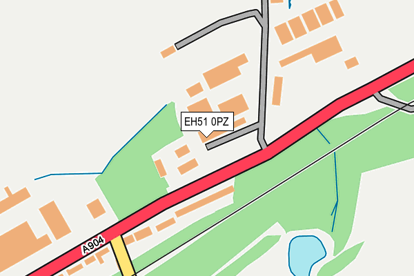 EH51 0PZ map - OS OpenMap – Local (Ordnance Survey)