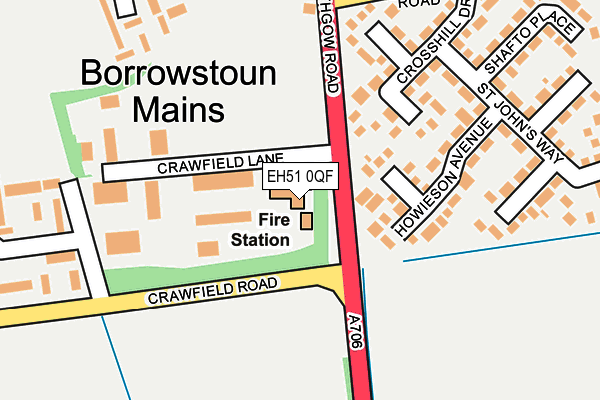 EH51 0QF map - OS OpenMap – Local (Ordnance Survey)