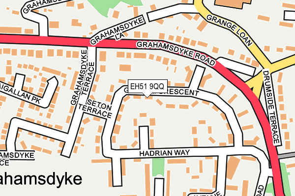 EH51 9QQ map - OS OpenMap – Local (Ordnance Survey)