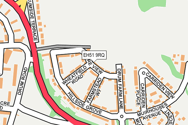EH51 9RQ map - OS OpenMap – Local (Ordnance Survey)