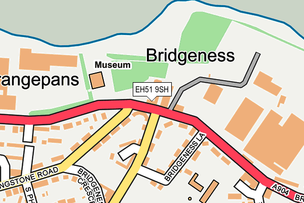 EH51 9SH map - OS OpenMap – Local (Ordnance Survey)