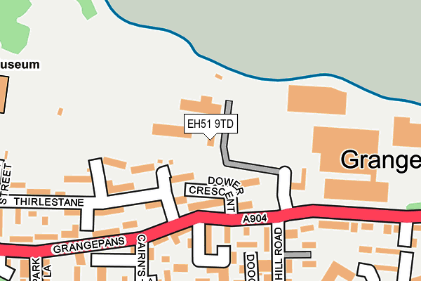 EH51 9TD map - OS OpenMap – Local (Ordnance Survey)