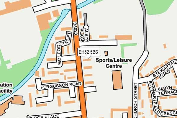 EH52 5BS map - OS OpenMap – Local (Ordnance Survey)