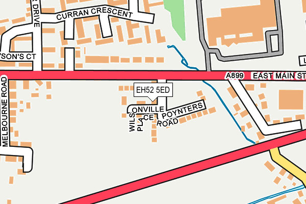 EH52 5ED map - OS OpenMap – Local (Ordnance Survey)