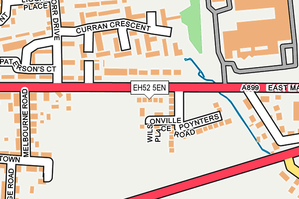 EH52 5EN map - OS OpenMap – Local (Ordnance Survey)