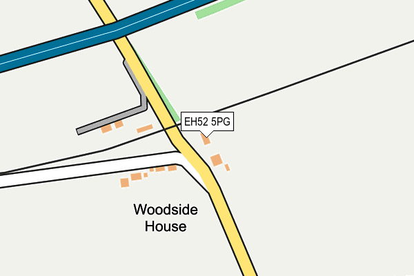 EH52 5PG map - OS OpenMap – Local (Ordnance Survey)