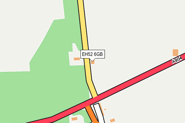 EH52 6GB map - OS OpenMap – Local (Ordnance Survey)