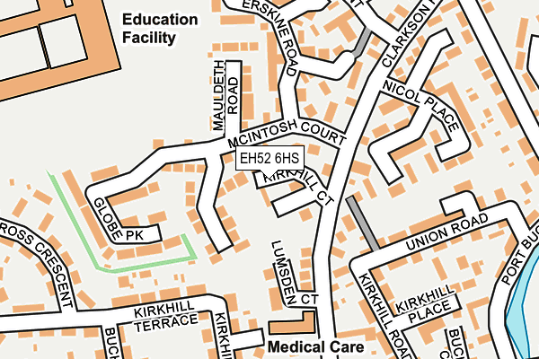 EH52 6HS map - OS OpenMap – Local (Ordnance Survey)