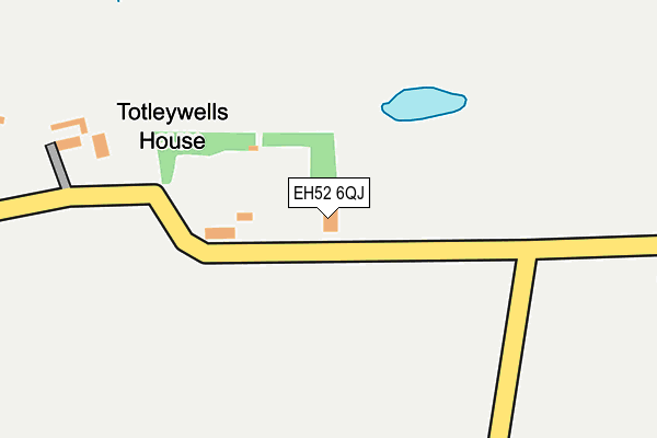 EH52 6QJ map - OS OpenMap – Local (Ordnance Survey)