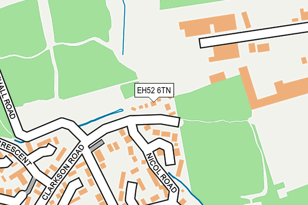 EH52 6TN map - OS OpenMap – Local (Ordnance Survey)