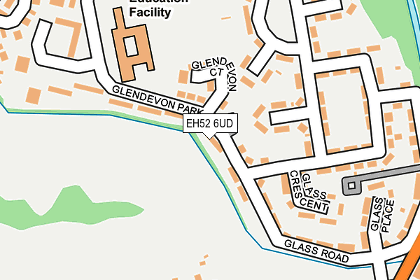 EH52 6UD map - OS OpenMap – Local (Ordnance Survey)