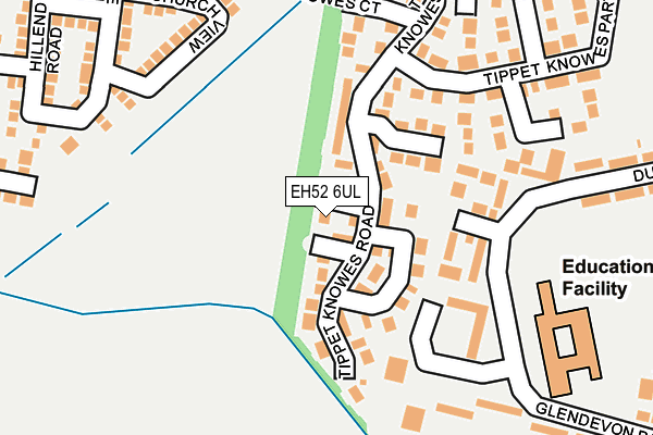 EH52 6UL map - OS OpenMap – Local (Ordnance Survey)
