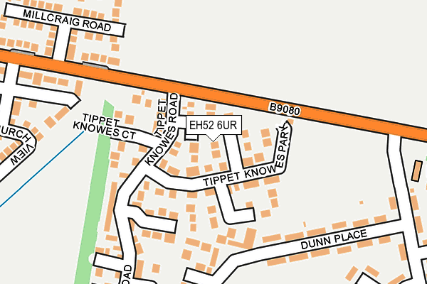 EH52 6UR map - OS OpenMap – Local (Ordnance Survey)