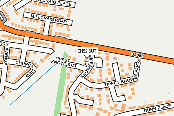 EH52 6UT map - OS OpenMap – Local (Ordnance Survey)