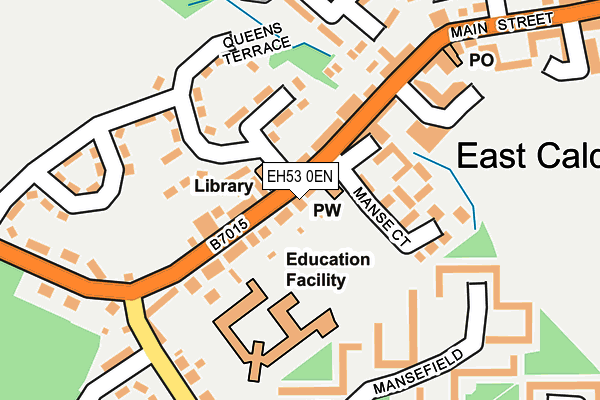 EH53 0EN map - OS OpenMap – Local (Ordnance Survey)