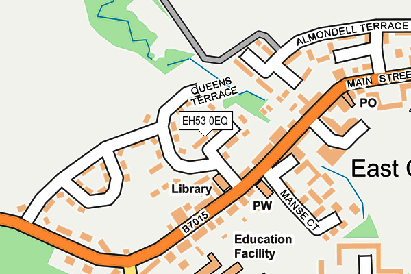 EH53 0EQ map - OS OpenMap – Local (Ordnance Survey)