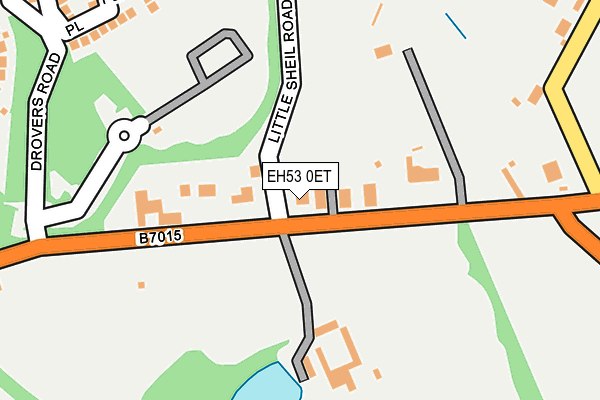 EH53 0ET map - OS OpenMap – Local (Ordnance Survey)