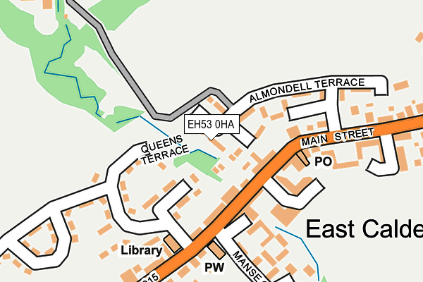 EH53 0HA map - OS OpenMap – Local (Ordnance Survey)