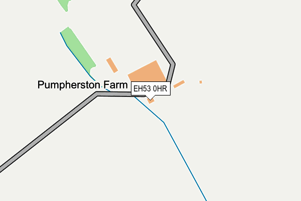 EH53 0HR map - OS OpenMap – Local (Ordnance Survey)