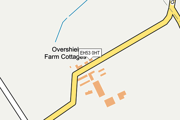 EH53 0HT map - OS OpenMap – Local (Ordnance Survey)