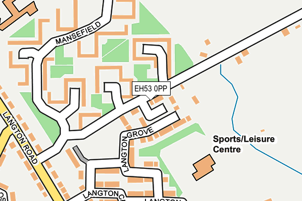 EH53 0PP map - OS OpenMap – Local (Ordnance Survey)