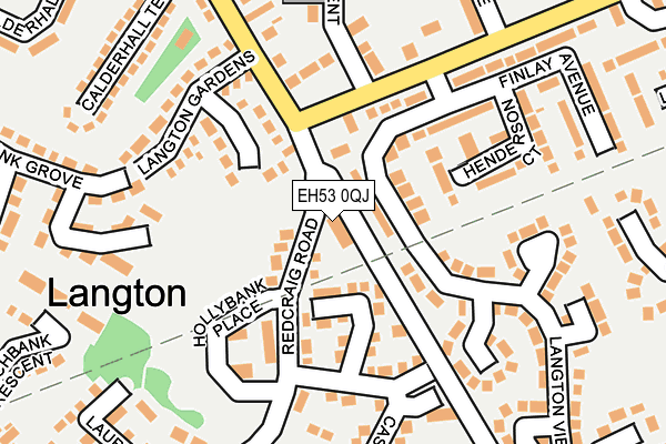 EH53 0QJ map - OS OpenMap – Local (Ordnance Survey)