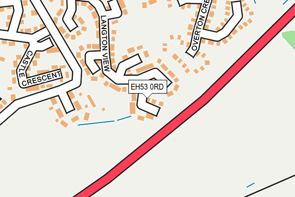 EH53 0RD map - OS OpenMap – Local (Ordnance Survey)