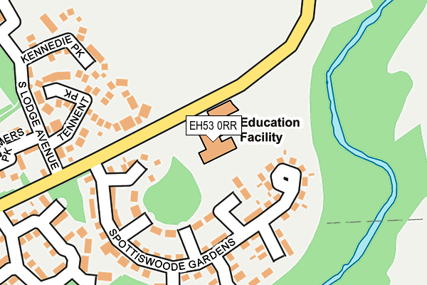 EH53 0RR map - OS OpenMap – Local (Ordnance Survey)