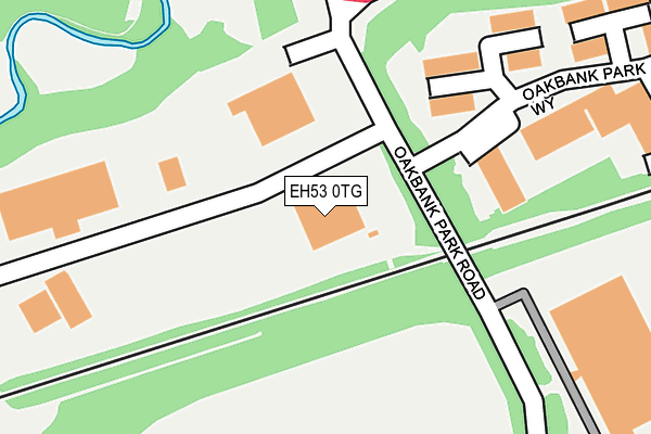 EH53 0TG map - OS OpenMap – Local (Ordnance Survey)