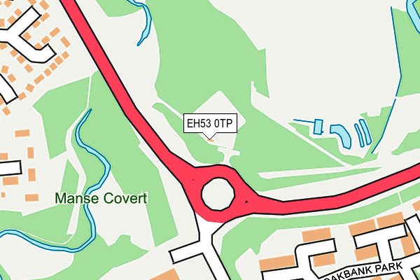 EH53 0TP map - OS OpenMap – Local (Ordnance Survey)