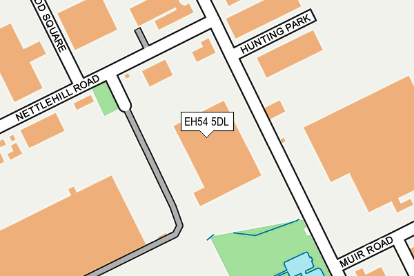 EH54 5DL map - OS OpenMap – Local (Ordnance Survey)