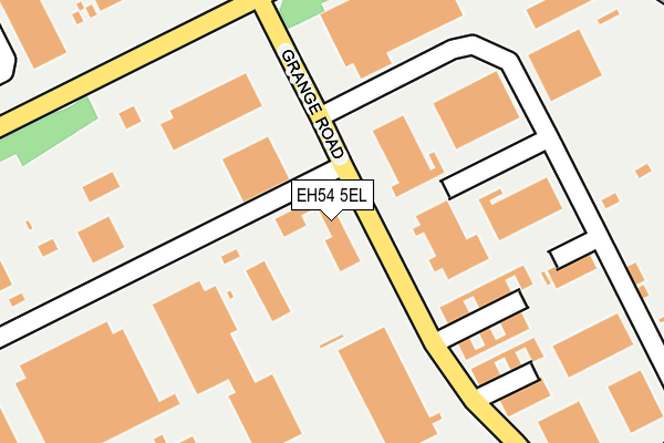 EH54 5EL map - OS OpenMap – Local (Ordnance Survey)