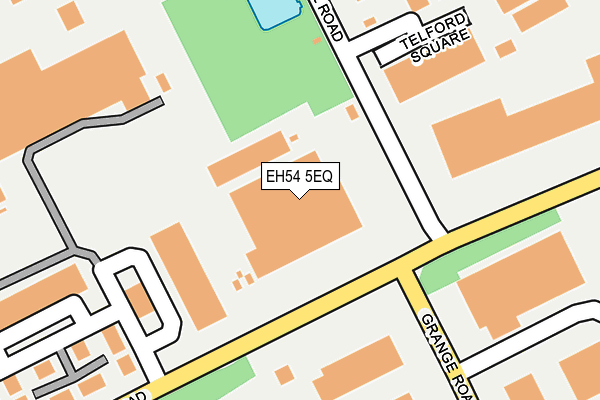 EH54 5EQ map - OS OpenMap – Local (Ordnance Survey)