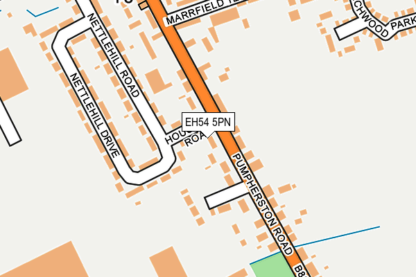 EH54 5PN map - OS OpenMap – Local (Ordnance Survey)