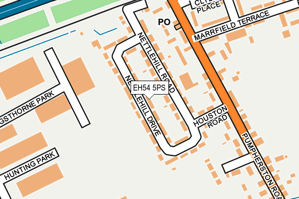 EH54 5PS map - OS OpenMap – Local (Ordnance Survey)