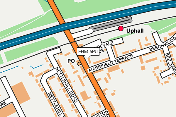 EH54 5PU map - OS OpenMap – Local (Ordnance Survey)