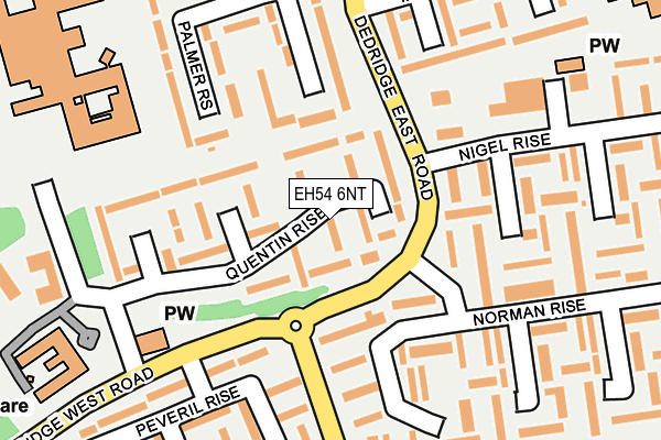 EH54 6NT map - OS OpenMap – Local (Ordnance Survey)