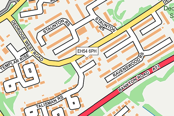 EH54 6PH map - OS OpenMap – Local (Ordnance Survey)