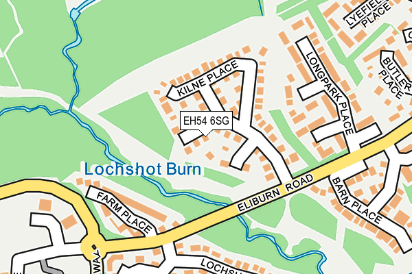 EH54 6SG map - OS OpenMap – Local (Ordnance Survey)