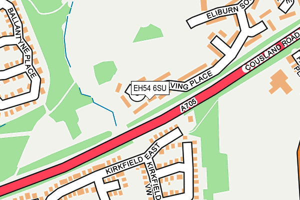 EH54 6SU map - OS OpenMap – Local (Ordnance Survey)