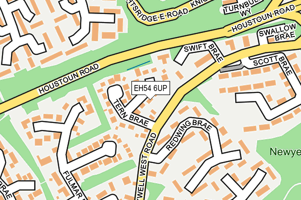 EH54 6UP map - OS OpenMap – Local (Ordnance Survey)