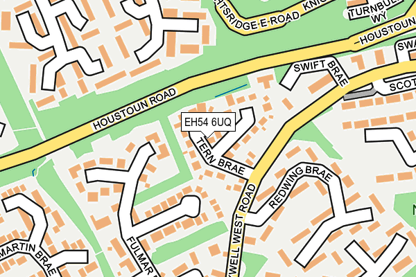 EH54 6UQ map - OS OpenMap – Local (Ordnance Survey)