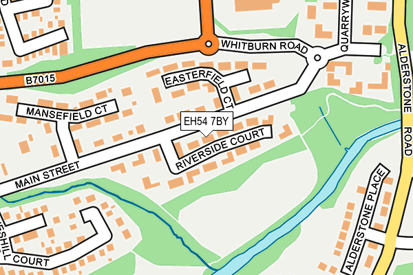 EH54 7BY map - OS OpenMap – Local (Ordnance Survey)