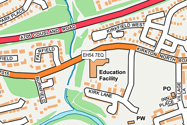 EH54 7EQ map - OS OpenMap – Local (Ordnance Survey)