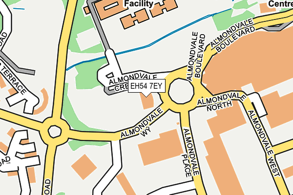 EH54 7EY map - OS OpenMap – Local (Ordnance Survey)