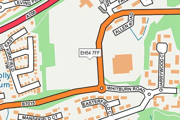 EH54 7FF map - OS OpenMap – Local (Ordnance Survey)