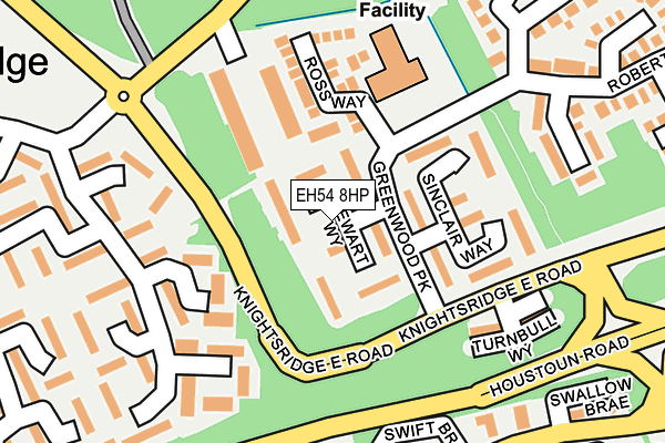 EH54 8HP map - OS OpenMap – Local (Ordnance Survey)
