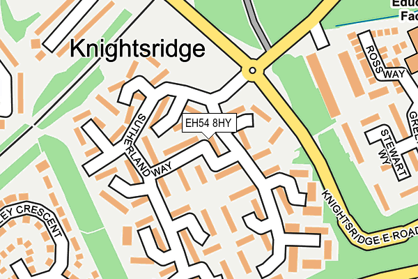 EH54 8HY map - OS OpenMap – Local (Ordnance Survey)